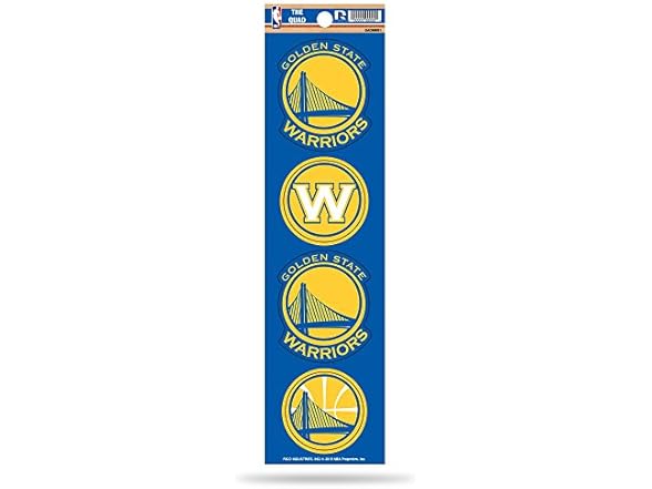 Warriors Quad Sticker Sheet