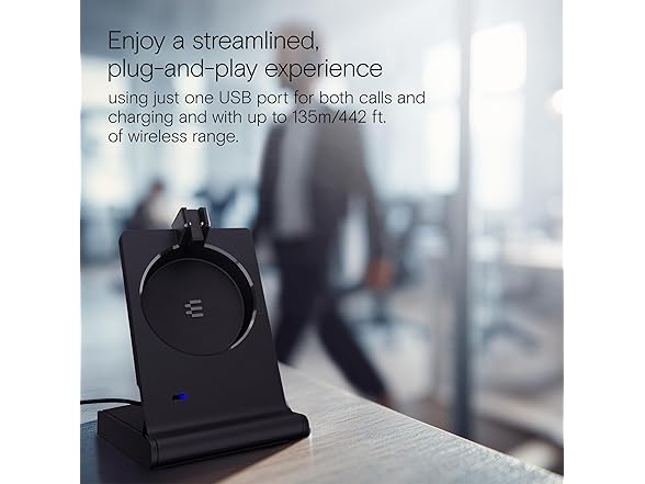 (NEW) EPOS Impact 5000 Go MS 3-in-1 Wireless DECT Headset