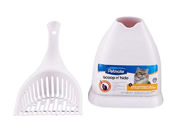 Petmate Scoop N' Hide Cat Litter Scoop with Holder