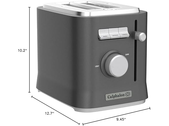 Calphalon Calphalon 2-Slice Toaster, Precision Control wit