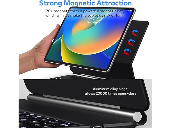 Runelk Keyboard Case for 11-inch iPad Air and Pro