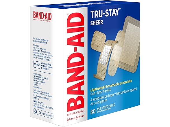 Band-Aid Brand Tru-Stay Bandages
