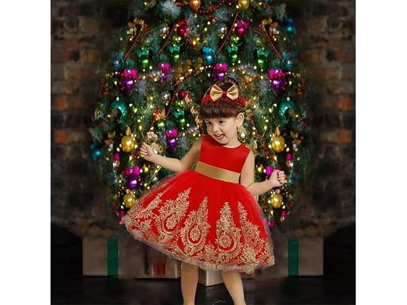 Tuiji Girls (2-3T) Christening Lace Birthday Dress