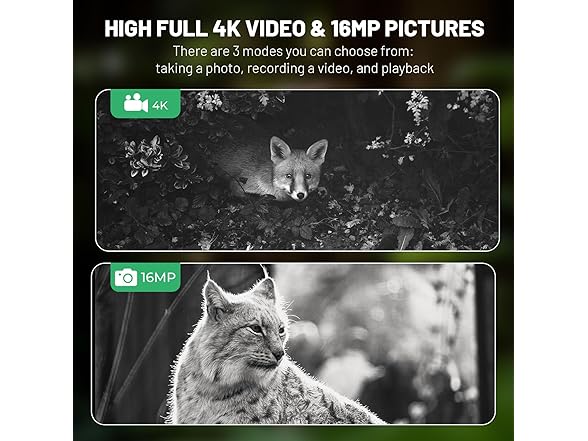 WOSPORTS 4K Night Vision Binoculars