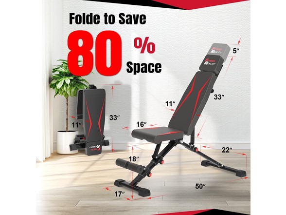 Fitness Reality Adjustable Weight Bench