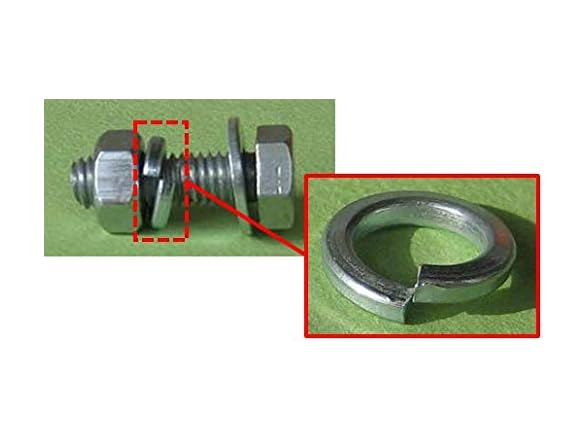 200pcs M4 Hex Nuts Washers Assortment kit