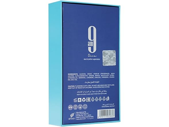 Afnan 9 Am Dive EDP 3.3oz U
