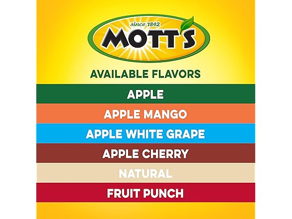 Mott's Apple Juice, 8oz bottles, 6pk