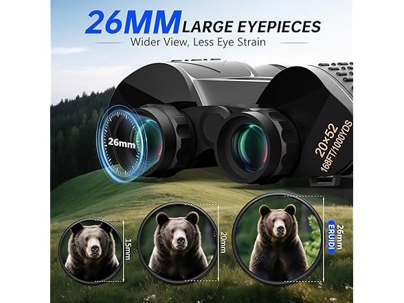 ERUIDI 20x52 High Powered Binoculars