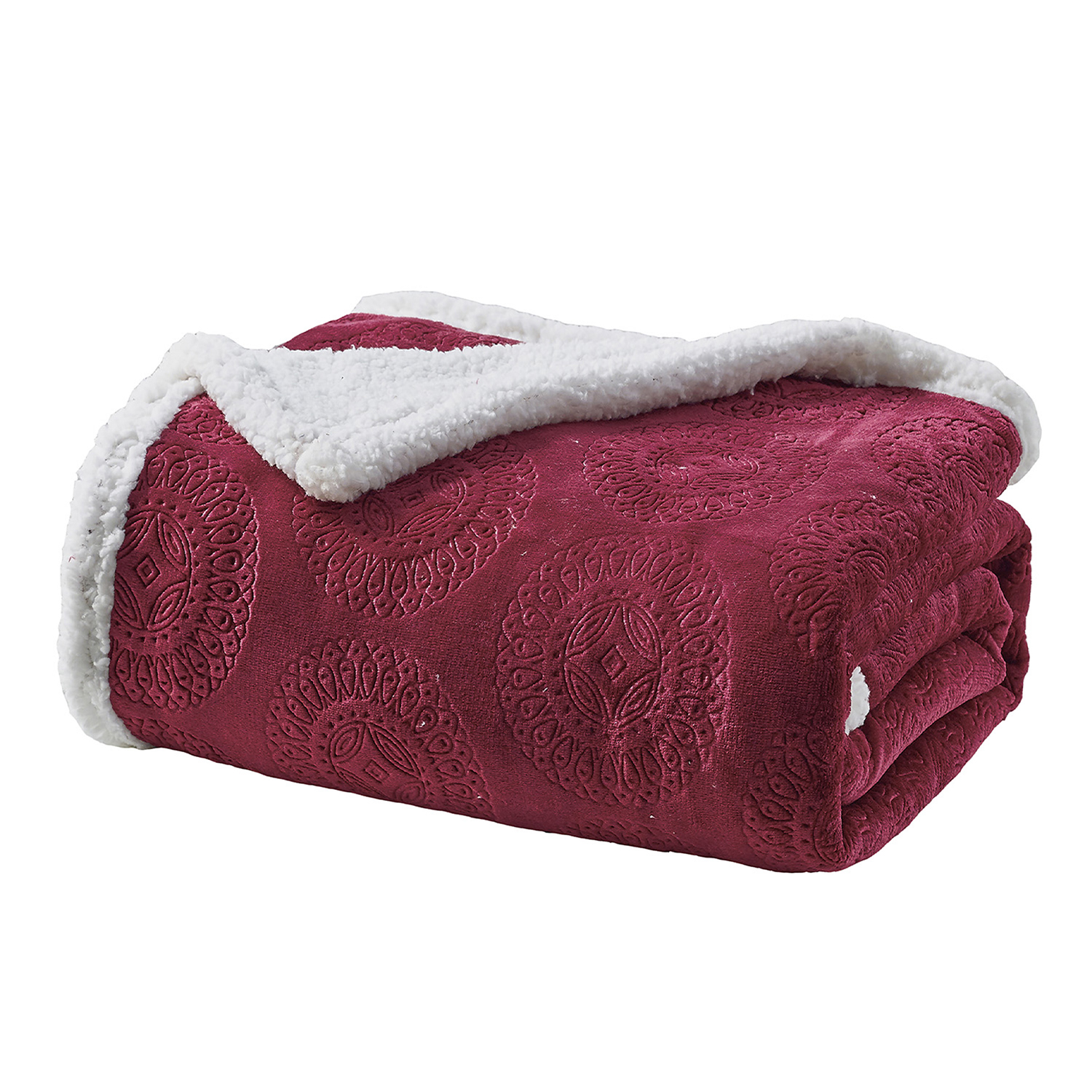 Luxury Home 50"x60" Caesar Sherpa Throw - Gallery 7