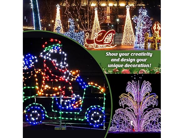 Brightever Commercial 500 FT C9 Christmas LED Lights String Outdoor