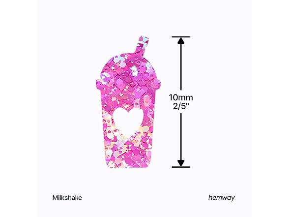 Hemway Craft Glitter - 2/5" 0.4"