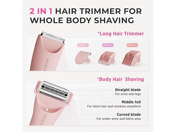 KRADAA Bikini Trimmer for Women