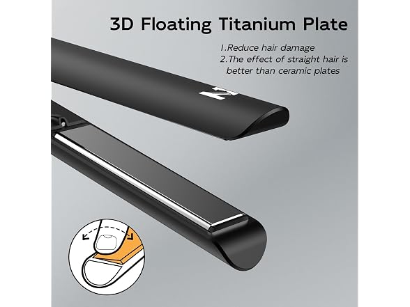 Nicebay 2-in-1 Hair Straightener