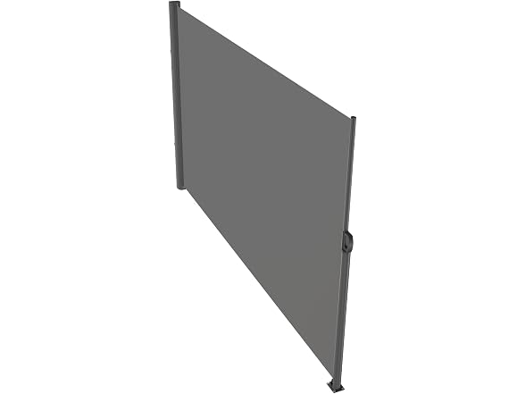 Retractable Side Awning, 63''x 118'' Aluminum