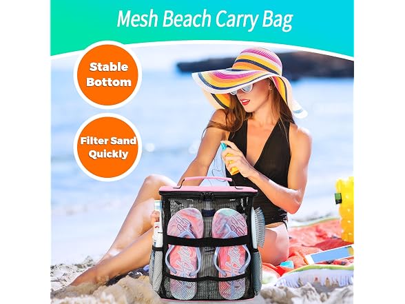 EASEGAVE Quick Dry Mesh Shower CaddyBag