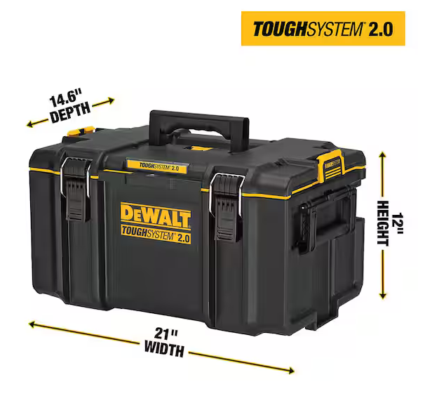 Dewalt DWST08300 TOUGHSYSTEM 2.0 22in W Modular Tool Box - Gallery 6