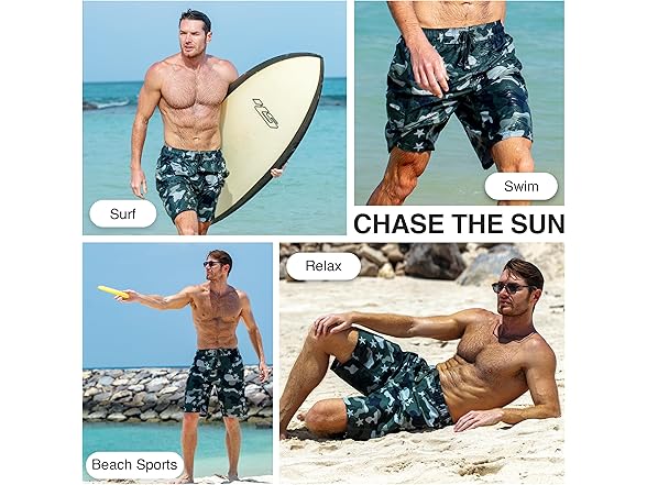 Kanu Surf Men's Mirage Swim Trunks (S)
