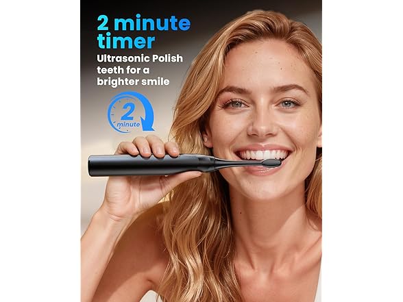 Onlyone Ultrasonic Rechargeable Toothbrush 8 Heads