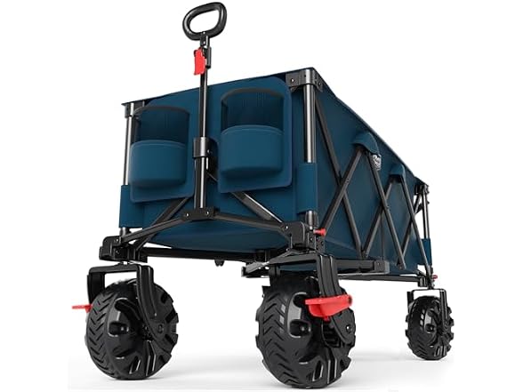 Timber Ridge Blue 51.2" Extended Collapsible Wagon