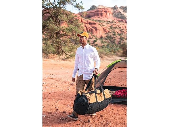 Stansport 2 Tone Zippered Duffel Bag 36" Length (1240)