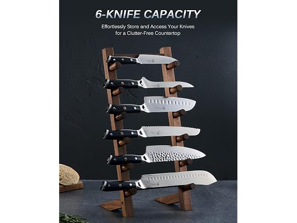 KYOKU 6 Layer Wooden Knife Stand