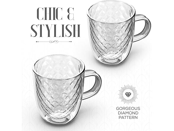 Elle Décor Mugs (13 Oz) Elle Decor Coffee Mug, Choose Set