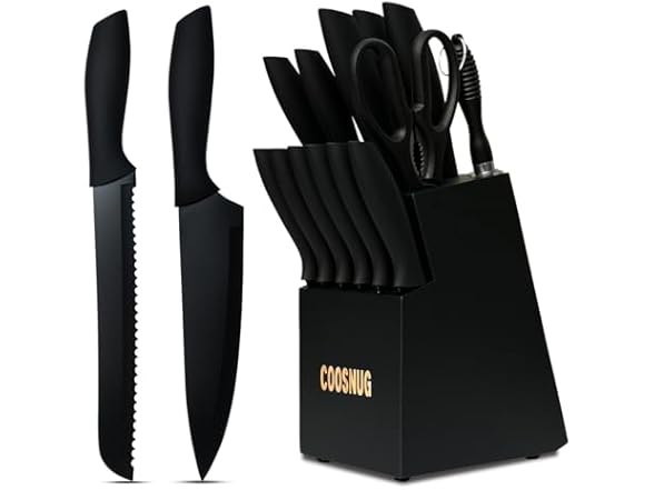 COOSNUG Knife Sets for Kitchen