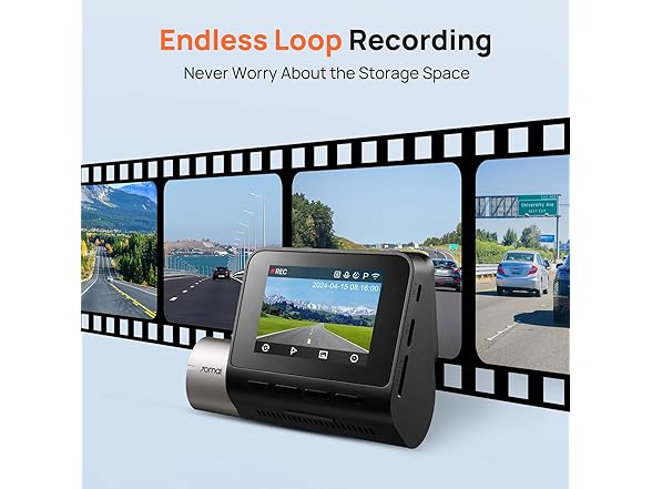 70mai Dash Cam Front and Rear A510