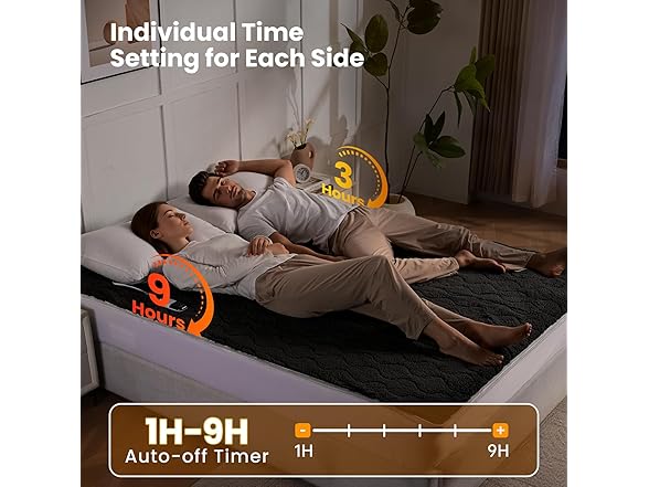Queen Multi-Zone Heated Matress Pad