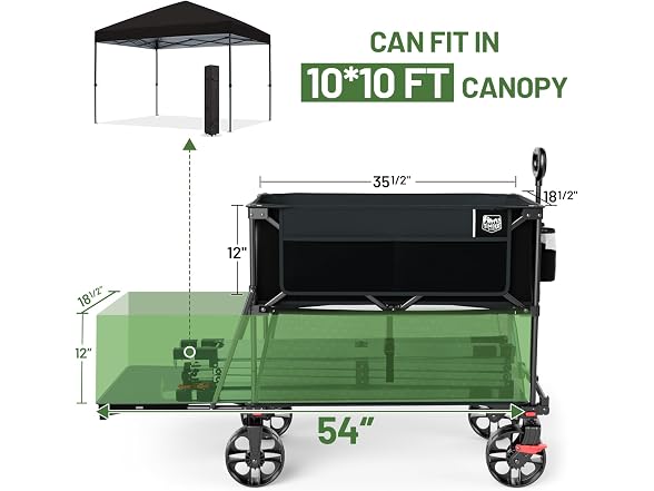 TIMBER RIDGE 400L Double Decker Wagon