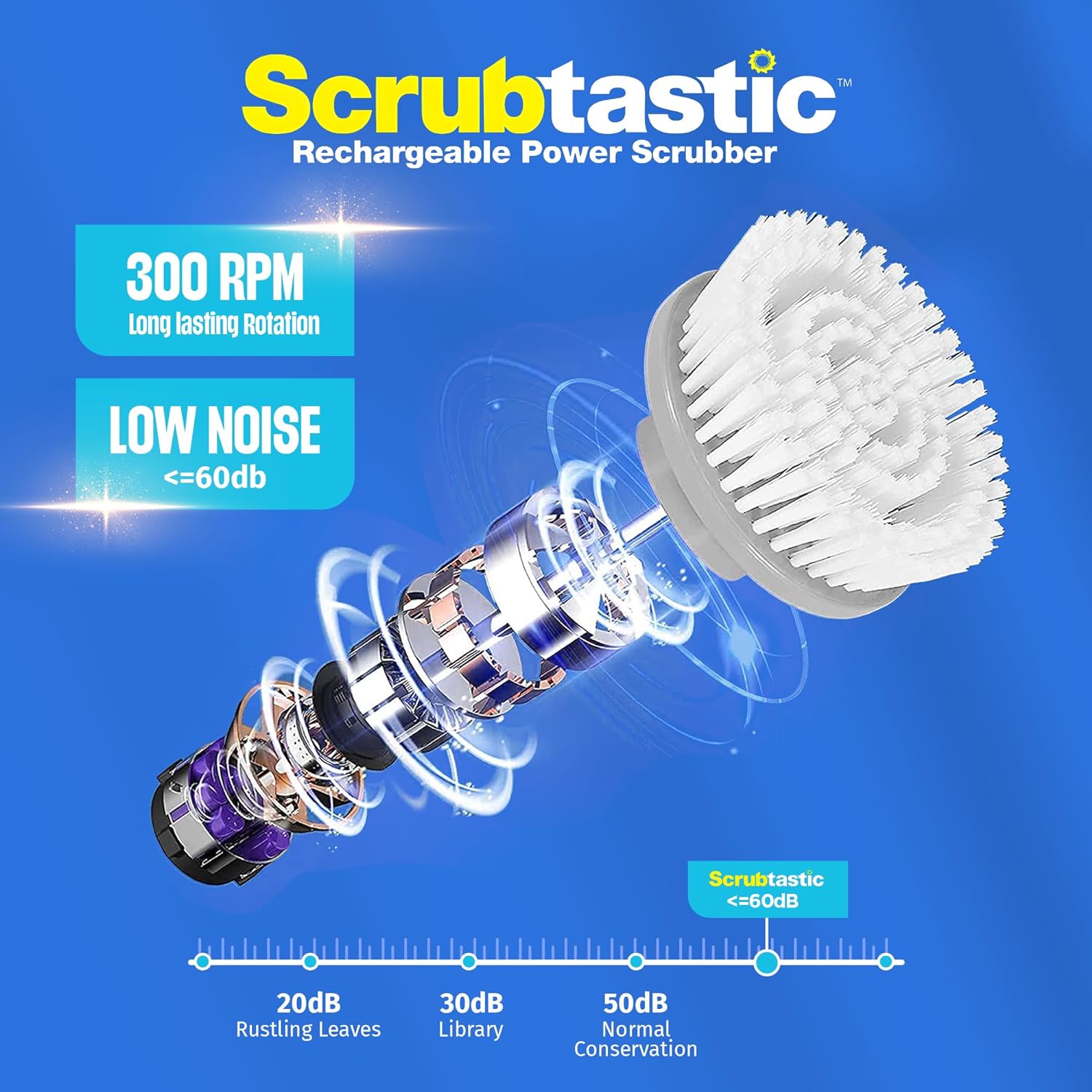 1 or 2-PK Electric Spin Scrubber - Gallery 10