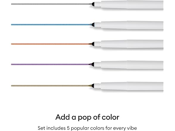 Cricut Metallic Pen Set, 1.0 mm (5 ct)