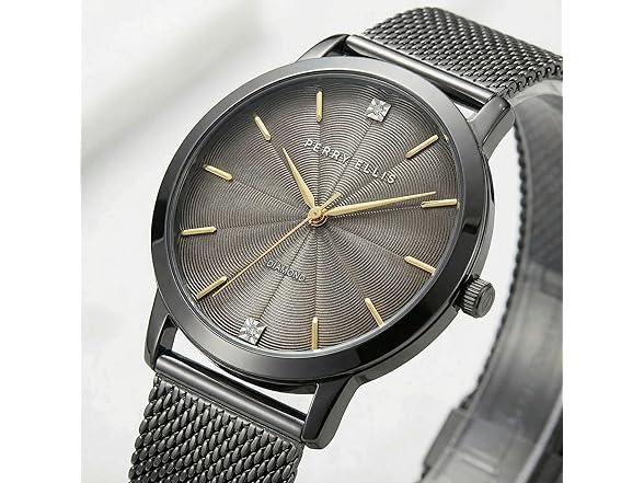 Perry Ellis Ultra Slim Round Dial Watch