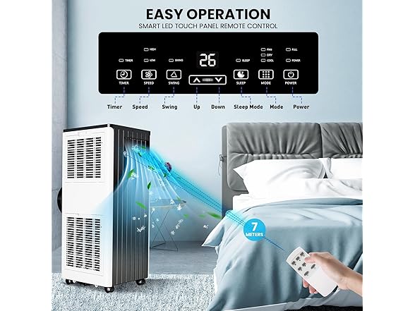 Takywep 8000 BTU Portable Air Conditioner