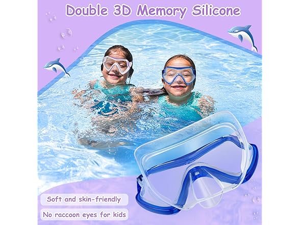 ITOWE 2 Pack Swim Goggles for Kids 8-15