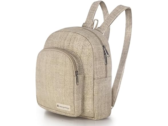 HEMPOLOGY HEMP Mini Backpack Beige