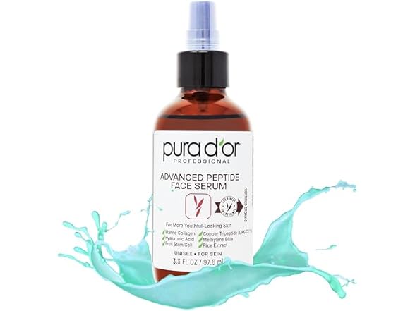 PURA D'OR 3.3 Oz Advanced Peptide Serum