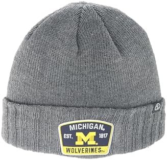 ZHATS Standard NCAA Officially Licensed Beanie Hat Ranger Patch Switch Heather, One Size