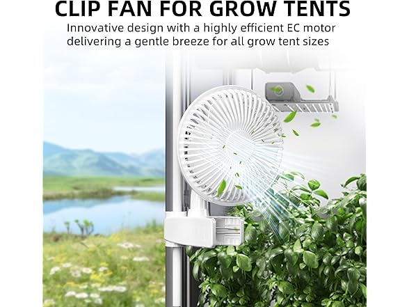 2-Pack Simple Deluxe 6-Inch Clip Fan