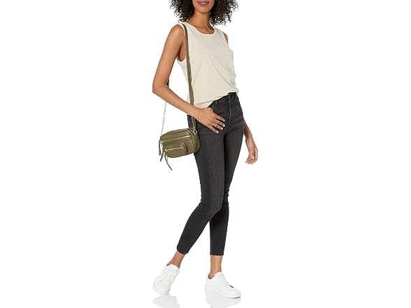 The Drop Women (XXS) Nicole Crew-neck Muscle Top