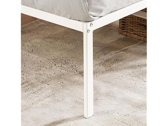 Best Price Mattress 18" Metal Platform Twin Frame