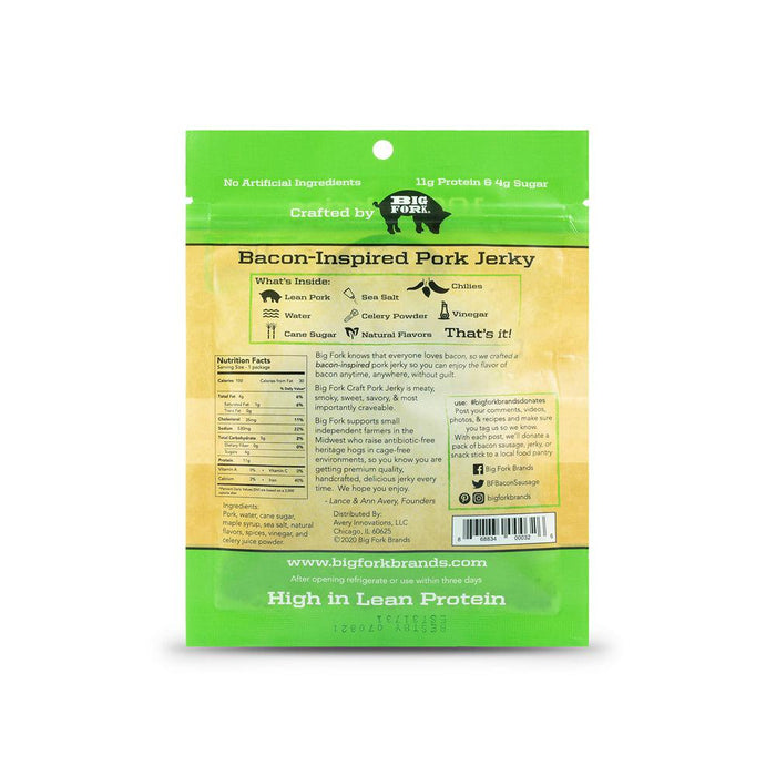(8 Pack) Big Fork Craft Pork Jerky - Gallery 9