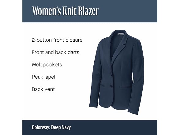 Port Authority Women (XL) Ladies Knit Blazer