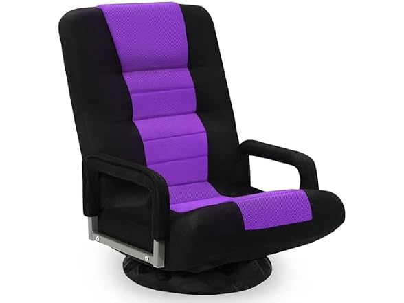 Swivel Floor Gaming Chair w/Armrests
