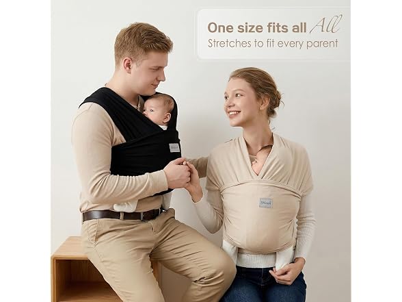 Shiaon Baby Wrap Carrier, 7-35lbs