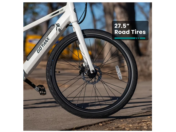 GOTRAX Transit 27.5" Step Through Electric Hybrid Bike