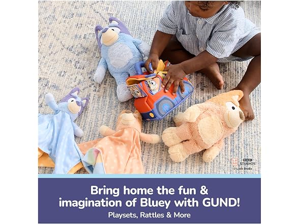GUND Bluey Official Oh So Snuggly Bluey 12.5-Inch