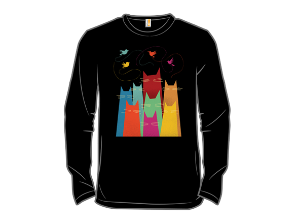 Minimalist Cats and Birds