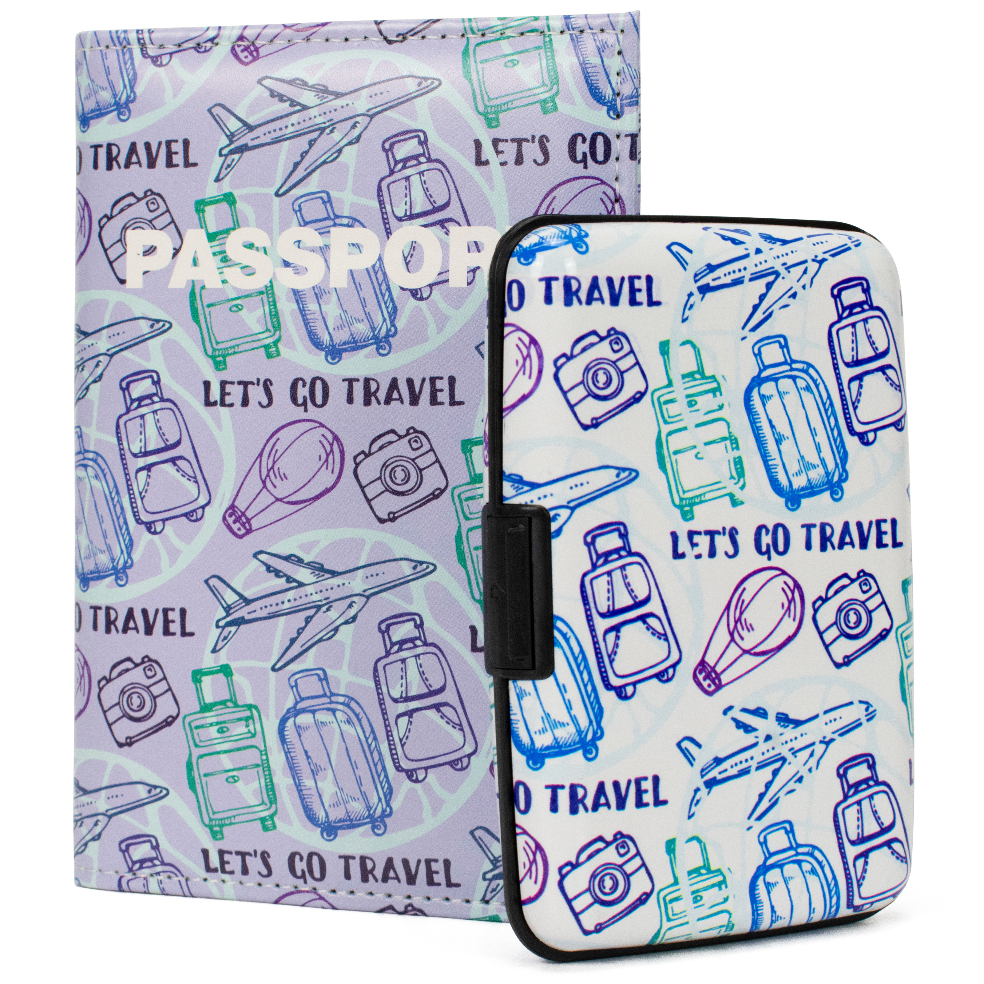 RFID Wallet & Passport Cover Set - Gallery 38